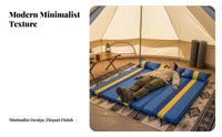 Camping Inflatable Mattress, Automatic Air Bed, Foldable, Car Trunk, Tent, Single