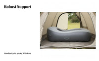 Automatic Inflatable Bed Tent, Portable Air Mattress, Outdoor Camping, Lazy Sleeping, Home Use, Fast Inflation, S-Shaped Design,