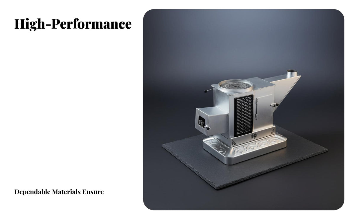 Gasification Stove, Wood Burning Heater, Indoor Smokeless Heating Stove, Multi-Functional, Cast Iron, Home Use