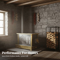Highperformance Energy-Saving Indoor Cooking & Heating, Secondary burning, Rural Use