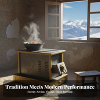 Highperformance Energy-Saving Indoor Cooking & Heating, Secondary burning, Rural Use