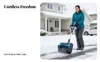 Cordless winter weather tool, Lithium Battery Brushless, High Power, Foldable, Adjustable Handle, Home Use