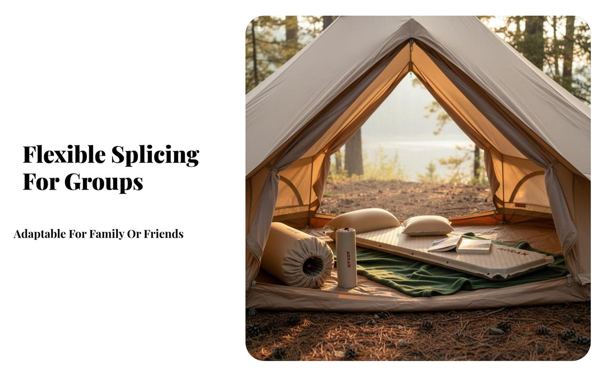 Inflatable Mattress, Automatic Camping Sleeping Pad, Portable Moistureresistant Mat, Outdoor Tent Bed