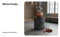 Multifunctional Charcoal Stove, Metal Cooker, Commercial Home Use, Stewing, Boiling, Braising