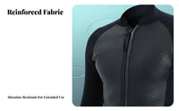 Men's Diving Suit, Two-Piece Wetsuit, Sun Protection, Thermal, Surfing, Snorkeling, Winter Swimwear