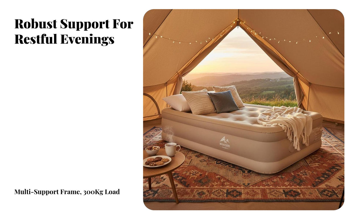 Inflatable Mattress, Camping Tent, Folding Bed, Outdoor Automatic Raised Air Bed, Quick Setup