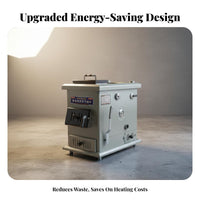 Heating Stove, Multienergy Boiler Wood Electric, Energy-Saving, Rural Home, Floor Heating