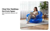 Inflatable Air Sofa, Blow Up Lounger Chair, Lightweight Portable Couch for Outdoor Indoor Use