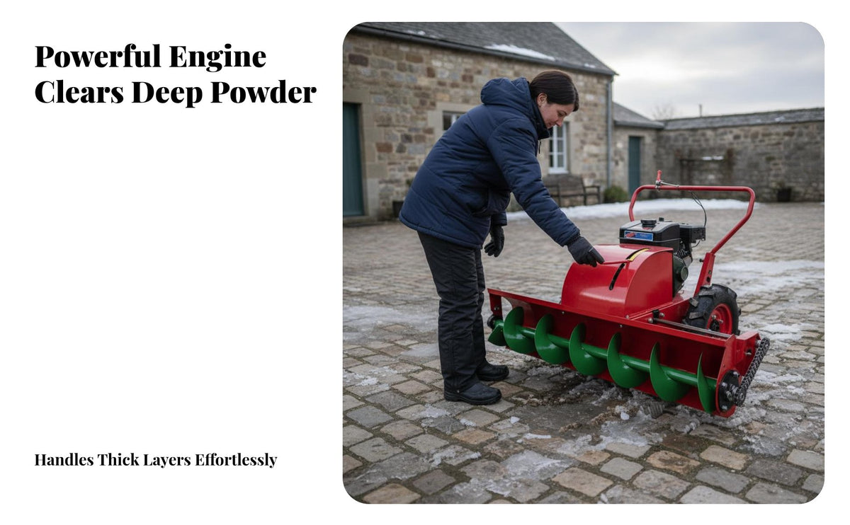 winter weather equipment, Hand-Push small winter Removal Machine, helical Blade Engine, Multi-Functional for Home and path