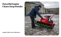 winter weather equipment, Hand-Push small winter Removal Machine, helical Blade Engine, Multi-Functional for Home and path