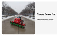 winter weather equipment, Hand-Push small winter Removal Machine, helical Blade Engine, Multi-Functional for Home and path