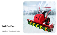 winter weather equipment, Hand-Push small winter Removal Machine, helical Blade Engine, Multi-Functional for Home and path