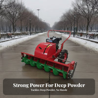 winter weather equipment, Hand-Push small winter Removal Machine, helical Blade Engine, Multi-Functional for Home and path