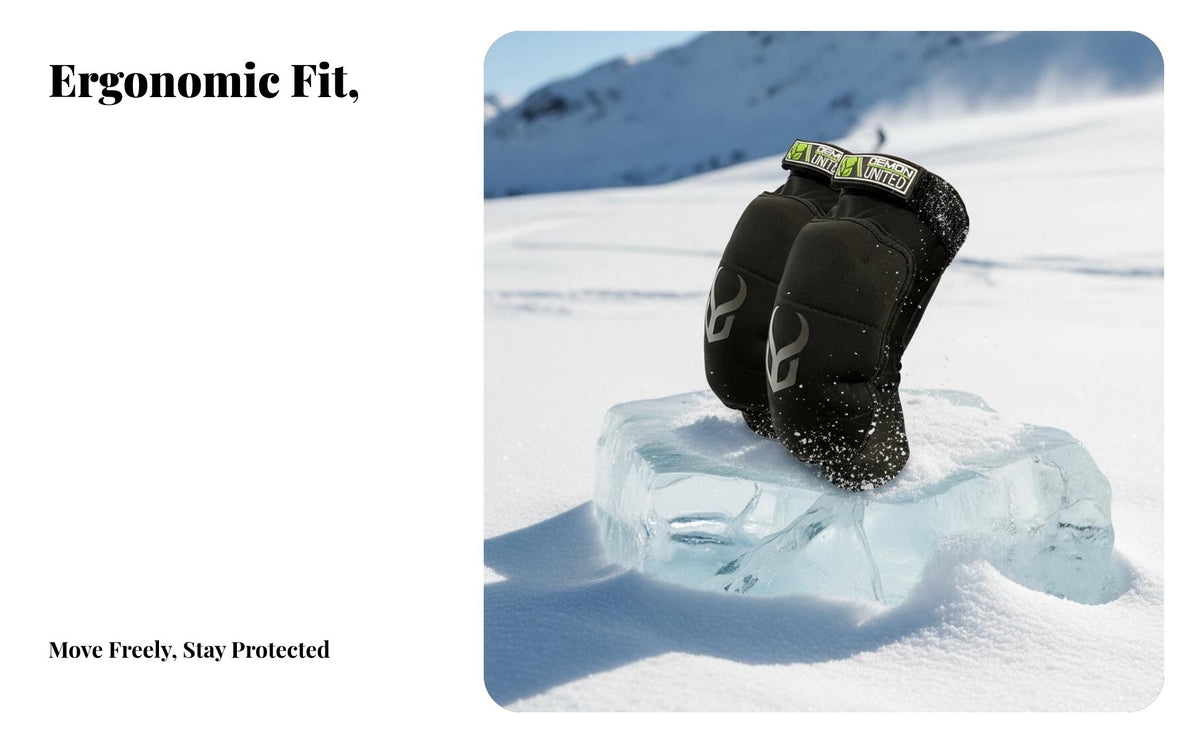 Ski Knee Pads, D3O fourth generation Protective Gear, specter none RF Knee, 2023 2024 Series, Ergonomic Design