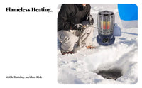 Outdoor Gas Heater, Camping Tent Warmer, High Power Portable Stove, Multifunctional, Liquefied Gas Protection, Voice Broadcast,
