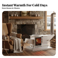 Gasification Stove, Five-Stage burning, Energy-Saving Indoor Heater, Smokeless Wood Home Rural Use