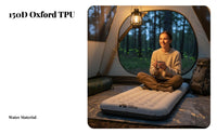 Inflatable Mattress, Outdoor Camping Air Bed, Single/Double Thickened Sleeping Pad, Office Nap, Home Use