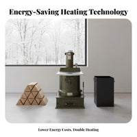 C-Type Energy-Saving Heating Stove, Water Heater Boiler, Floor Heating Compatible