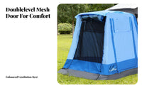 Portable Tailgate Tent, Car Kitchen Shower Awning, for SUV, MPV, Business Vehicle, Quick Open, Waterproof