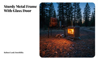 GreenStove Fire Pit 33rd Gen Camping Fireplace, Outdoor Tent Heater, Third Generation, Portable Cooking & Heating