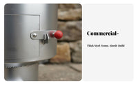 High-Power Wood-Fired Stove, Thickened Inner Chamber, Efficient Gasification Burner for Home, Restaurant, Rural Cooking