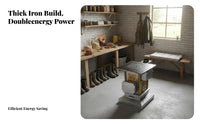 Thickened doubleenergy Gasification Stove, Smokeless Wood Heater, Indoor Movable Cooking Station