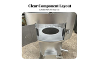 High-Power Wood-Fired Stove, Thickened Inner Chamber, Efficient Gasification Burner for Home, Restaurant, Rural Cooking