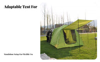 Car Tail Tent, 4-Person Extension Tent, Waterproof sun blocking shelter, Freestanding, Outdoor Camping