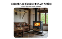 50 Model Wood Burning Fireplace, Smokeless Stove, Real Heater for Home, Rural, Villa, Tent