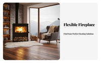 50 Model Wood Burning Fireplace, Smokeless Stove, Real Heater for Home, Rural, Villa, Tent