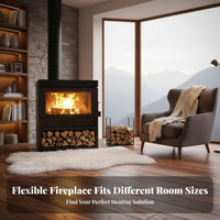 50 Model Wood Burning Fireplace, Smokeless Stove, Real Heater for Home, Rural, Villa, Tent