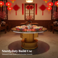 Four-Sided encompass Heating Stove, Floor Flue Wood Burning Heater, Smokeless Gasification, Rural Downward Exhaust