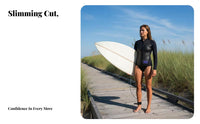 Partner Rash Guard, Summer Split Wetsuit, Quick-Dry, 2mm, Surfing, Freediving, Long Pants, Sun Protection