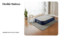 Inflatable Air Bed, Automatic Pump, Thick Raised Mattress, Outdoor Camping, Car Sleeping Pad, Multi-Size, PVC