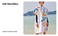 Quick-Dry Poncho, Portable Microfiber Towel, Unisex Beach Changing Robe, Fast Dry, Outdoor Use