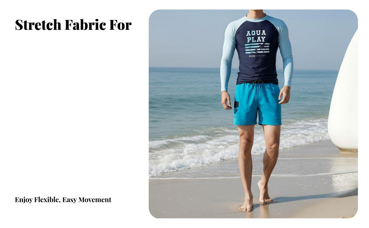 Men's Two-Piece Rash Guard Swimsuit, Long Sleeve Top and Pants, Sun Protection wave ridinging Diving Suit