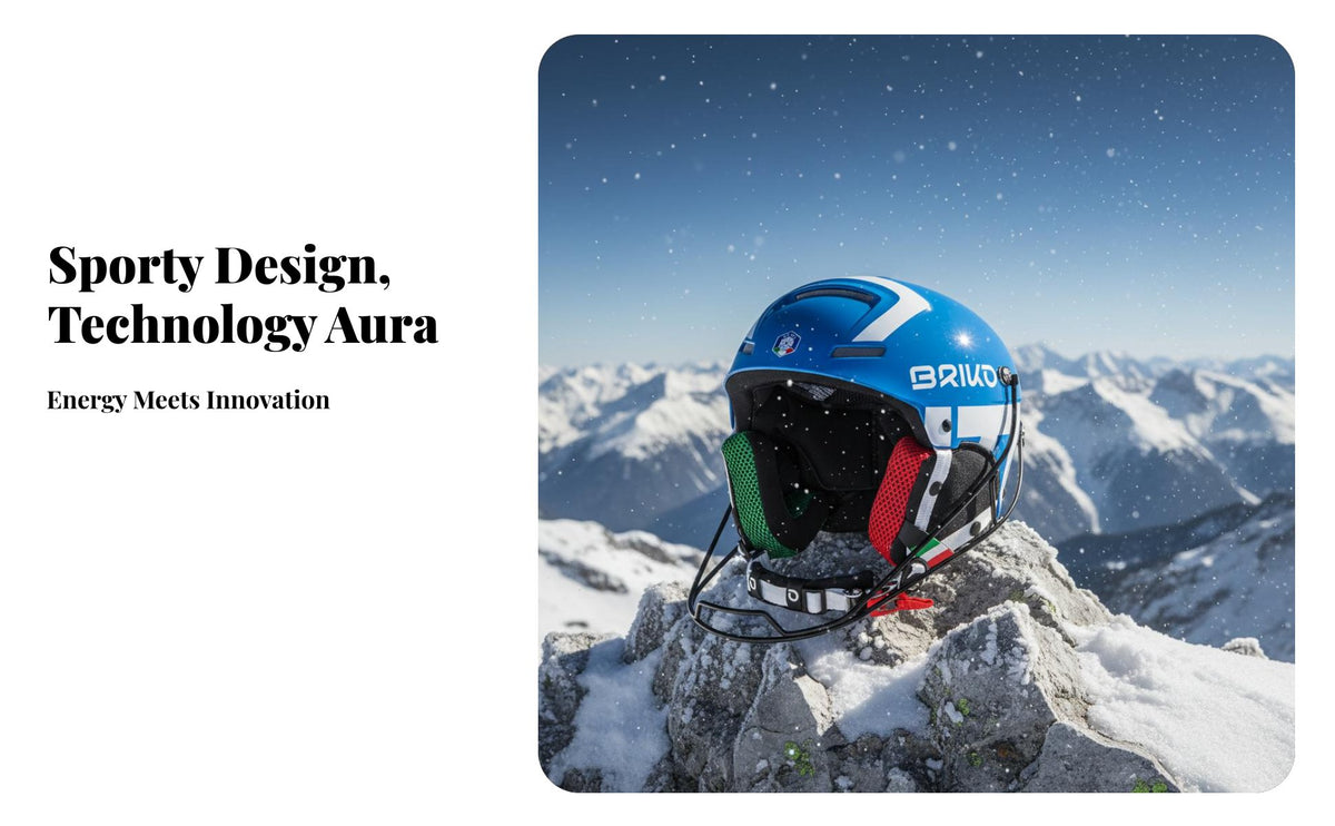 Ski Helmet, country squad design, Unisex, Lightweight Half Helmet, Safety Gear for Snowboard & Ski