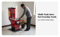 Home Heating Stove, Energy-Saving Gasification Boiler, Fast Heating, Multi-Fuel, Rural Use
