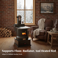 Energy Saving Heating Stove Boiler for Home, Water Radiator, Floor Heating Compatible