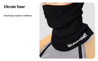 Ski Face Cover, Knitted Thermal Ear-Hook, Windproof, Breathable, Sweat-Wicking, Unisex