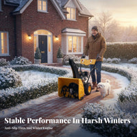 ice clearing device, Hand-Push Small winter Removal Machine, Outdoor path Cleaning Equipment for Property and Municipal Use