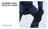 Ski Knee Pads, Unisex, Breathable, Collision Resistant, Random Color