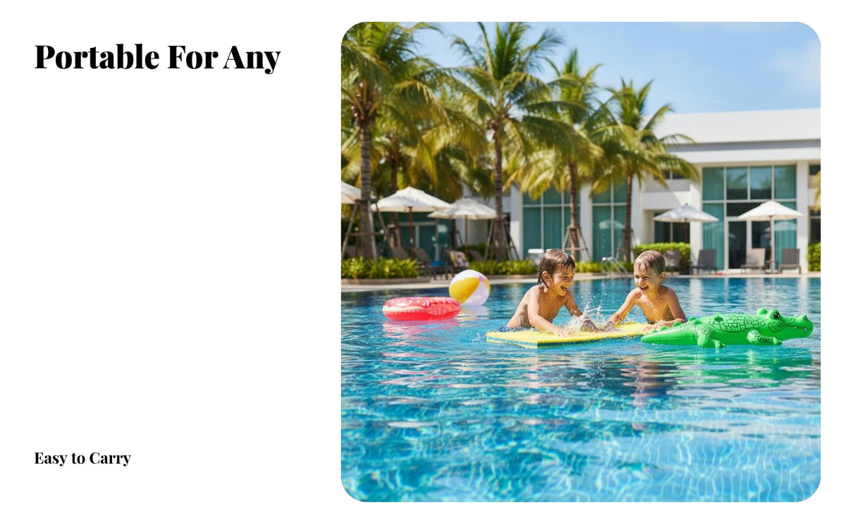 Water Mat, Foam Pool Float, Non-Inflatable Water Pad for children Adults, Multi-Person, Beach, Lake, Pool