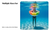 Cartoon Inflatable Float Ring, Thickened, For Adults & Children, Water Fun