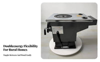 double energy Heating Stove Wood Compatible, Indoor Rural Radiator, timeless Design