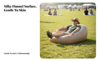 Automatic Inflatable Sofa, Electric Air Lounger, Portable Air Mattress for Adults, Camping, Music event
