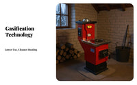 Home Heating Boiler Gasification Reverse burning heater, Energy-Saving Radiator, Floor & Water Heating, Rural Use