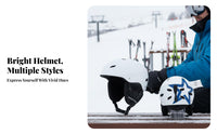Ski Helmet, Adult Winter Helmet, Breathable, Impact-Resistant Protective Gear