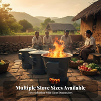 Commercial Energy-Saving Thickened Stove, Large Pot Cooker, Multi-Fuel Compatible