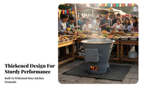 Commercial Energy-Saving Thickened Stove, Large Pot Cooker, Multi-Fuel Compatible